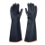 南盼 A 工业耐酸碱手套；黑色 55cm长