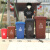 240升干湿分离户外垃圾桶带盖超大号容量商用环卫小区室外分类箱 红色30升加厚桶(无轮)有害垃圾