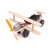 璐念木制儿童科技小手工制作材料木制模型科学实验教具积木玩具 望远镜