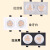 双头射灯双排长方形筒灯孔灯双筒led客厅天花吊顶嵌入式斗胆2过道 黑色2*5W  暖白