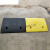 定制适用17cm高塑料路沿坡马路牙子上坡垫汽车台阶板斜坡垫阶梯坡道三 5公分黄色