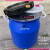 CLCEY有机肥发酵桶级家用庭院厨余堆肥沤肥桶垃圾堆肥带过滤网 L76蓝色100斤带自动排气阀+新款