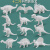 爱远涂色恐龙涂鸦画玩具DIY涂色恐龙儿童玩具白胚公仔涂鸦手工彩绘幼 A款+B款8恐龙(12颜料+2笔+1盘+手