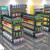 奈高（NAIGAO）超市货架药店文具店单双面自由组合置物架单面副架90*42*195cm