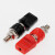 4mm香蕉插座大电流耐高压M8M10接地柱 M8/8mm (红色)70A