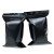海斯迪克 黑色自封袋 不透光密封袋 PE避光防尘防水化工原料封口袋 5*7cm（13丝）