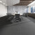 洁力（Clean Power） 方块拼接地毯 办公室会议客厅 防滑地垫商用 JHT-1210黑灰色