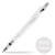 斑马牌 ZEBRA日本自动铅笔DelGuard透明色限定0.5不断铅铅笔学生考试 (0.5)蜂巢灰 (0.5)白色 2B