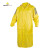 代尔塔 407007连体雨衣PVC雨衣成人雨衣防暴雨带反光条 黄色 L 