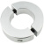定制适用固定环分离型 光轴固定环夹紧环 夹轴器轴套轴承固定环限 铝分离-内径5MM（5*20*8）