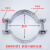 云轩互作扁铁钢带电线杆抱箍镀锌双面固定器水泥杆灯杆钢管柱子管卡子大号 40MM=2片钢带 40*4抱箍含螺杆螺
