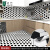 定制适用加厚耐磨地板贴厨房卫生间防水防油出租房改造水泥地地贴厕所阳台 白色 黑白球形-61CM*5M
