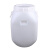 卡英 塑料化工桶 方形加厚液体存储桶 加厚带盖密封油桶 塑料桶 白色50L