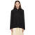 吉尔·桑达（Jil Sander） 618女士黑色LIGHTWEIGHT夹克 Black 32 DK