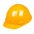 德威狮安全帽工地国标加厚透气领导建筑工程头盔男定制 黄色H99S透气ABS