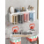 牙刷置物架免打孔刷牙杯挂墙架子壁挂式卫生间电动家庭套装 牙刷置物架三杯+挤牙膏器