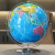 超大号地球仪42/50CM办公室书房摆件大号水晶发光台灯客厅世界地图 50cm政区球  高度60cm