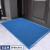 地毯入户门垫室外防滑商用地垫PVC丝圈防水脚垫环保金 宝蓝[牛筋底背安 60 x 90cm