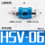 亚德客（AIRTAC）气动滑动开关MS22MF手滑阀HSV08/06/10/15手推阀排气阀2分推拉 山耐斯型HSV06