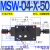 MSA单向MSB节流阀MSW-01-X-50叠加式02液压MSW-03 04 06代替YUKEN MSW-04-X-50