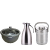 CLCEY液氮专用提锅储存容器液氮保温壶盆细胞冷冻便捷式小型液氮罐提桶 真空液氮盆