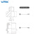 威尔克VRK 真空吸金具头吸盘座螺丝转止动接头吸盘连接气动螺母螺丝吸嘴配件 TN-PS-10-M5B 螺钉 