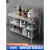厨房不锈钢作台商用双层操作台三层桌子饭店切菜案板打荷台台面 长100宽0高0(双S