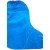 一次性鞋套男女防水防滑加厚塑料脚套下雨防雨户外长筒养殖雨靴套 白色长筒加厚脚型鞋套（500只）包装款 XL