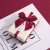 口红礼物盒子生日送女友礼品包装盒小单只精美仪式感口红礼盒空盒 米白色 外经11X6.5X4cm海绵款固定常规