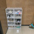 AJ磁吸鞋盒防氧化收纳盒透明翻盖式防尘塑料整理箱柜鞋收纳 侧开磁吸透明色 4个装