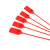 飞尔（FLYER）一次性标签扎带 物流封签扣 塑料封条 红色 22×600mm 100条/包