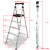 稳耐稳耐梯子家用铝合金梯人字梯折叠梯 CAL5-3TM铝合金五步梯1.6米