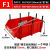 斜口工具箱收纳箱零件箱分类整理箱储物箱周转箱集装箱猫砂盆沙盆 F1号610*410*220mm蓝色J15