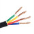 珠江电缆国标铜芯软电缆rvv护套线电线RVV 1X150平方 一米价