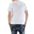 川久保玲（CdG）蓝色波点大小双心图案短袖T恤 男款 白色 L