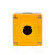 上海森奥SHSNAO按钮盒BX123456孔急停开关指示灯盒防尘防水22mm 标准黑底黄盖 高度65mm BX1单孔