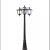 节行 欧式路灯户外防水草坪灯高杆灯景观灯 3.2米双头黑色【加厚防锈】单位：个