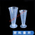量杯 塑料  锥形量杯三角量杯50ml100ml奶茶带刻度量杯 测量杯MSY 塑料三角量杯50ml(10个)