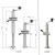 惠利得拖挂房车配件大全手摇推车千斤顶驻车支腿架卡箍管夹顶摇升降杆 顶摇支腿+卡箍