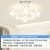 维诺亚奶油风主卧室客厅吸顶灯具现代简约大气法式创意房间床头 梦境花6头60厘米白光-48瓦