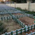 时岸 草坪护栏绿化带隔离栏花坛花园围栏锌钢护栏可定制（5组起批） A款60公分高