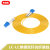单模光纤跳线lc-lc延长线3 5 10米m双芯网络跳线光钎光纤尾纤室内 浅黄色 10m