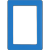 安赛瑞 磁性相框 挂墙免打孔磁吸照片墙 广告宣传展示框 10寸单层 蓝色 8H00544