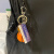 LAAZEE篮球足球钥匙扣挂件创意可爱汽车书包锁匙链圈环男士女款包包刻字 足球+我在足球馆很想你+长牌刻字