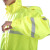 工孚 双层分体雨衣雨裤套装加大加厚反光雨衣可印字 一套价 连体荧光黄 L（170） 