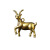 迈多罗十二生肖之羊黄铜复古做旧小山羊造型摆件动物 十二生肖羊
