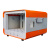 仪器仪表热流道温控箱体壳体/插卡式橙色柳道温度控制箱配电箱170 4组橙色温控箱