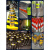 级黄色反光贴夜间交通警示柱升降柱反光条防撞反光膜贴纸 4cm宽级黄色45米长