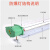 LED防爆灯荧光灯隔爆型1x40wT8日光灯单管双管仓库厂房防潮三防灯 防爆单管1.2米-带安装支架(无灯管)