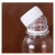 100 200 500ml小口透明塑料分装液体样品瓶聚酯取样瓶带刻度 铝箔盖子